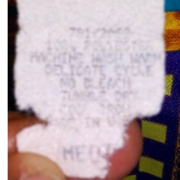 Vtg BENTLEY top blouse Multicolor Baroque Womens Lightweight Polyester Sz M - Picture 5 of 6